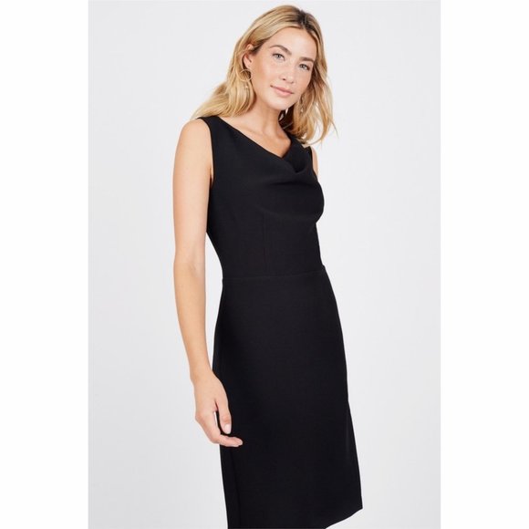 August 1 Eight Black Cowl Neck Dress - Picture 3 of 6